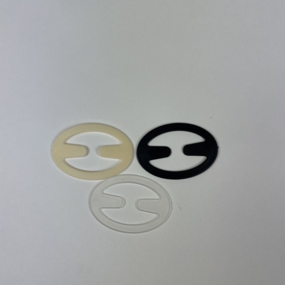 Lot of 9 Bra Clips in Clear, Black, Nude - Bra Strap Concealers for Perfect Fit!